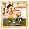 PosterPalooza | Square Shabby Chic Yellow Picture Frame - UV Acrylic, Foam Board Backing, Hanging Hardware - 2 of 4