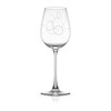 JoyJolt Geo Crystal White Wine Glasses - 14 oz - Set of 4 European Crystal Wine Glasses - 3 of 4