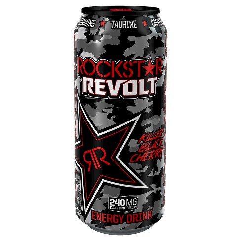 rockstar energy drink nutrition label