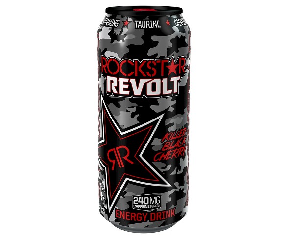 Rockstar&#174; Revolt Killer Black Cherry Energy Drink - 16 fl oz Can