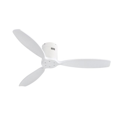 Sofucor 52" Low Profile Ceiling Fan with Remote 3 Wood Blades for Indoor/Outdoor