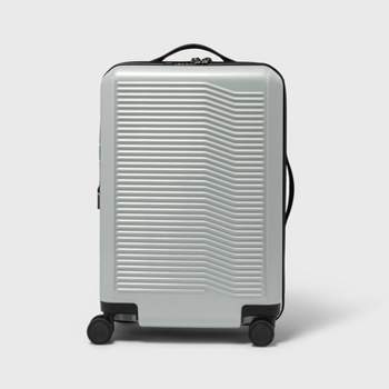 Signature Hardside Carry On Spinner Suitcase Puritan Gray - Open Story™