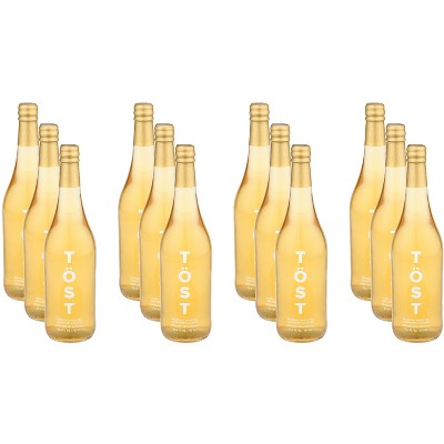 Tost Tea Sparkling White Cranberry Ginger - Pack of 12 - 25.4 fo