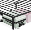 Universal Metal Bed Frame with Storage - Heavy Duty Platform for Twin/Full/Queen/King, No Box Spring - 4 of 4