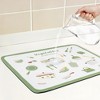 REGALWOVEN Large Diatomaceous Stone Dish Drying Mat for Kitchen Counter, Dishes, Cups - 3 of 4