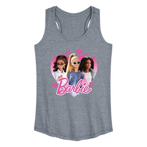 Women's - Barbie - Valentine's Day Graphic Racerback Tank - 1 of 4