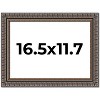 PosterPalooza | Ornate Black Picture Frame - UV Acrylic, Backing Board, Hanging Hardware Included - 2 of 4