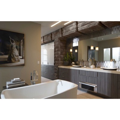 Alexa Brushed Nickel Mini Pendant Light with Glass Shade