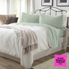 Ultra-Soft Cotton Heathered Melange Jersey Knit Sheet Set - Great Bay Home - 2 of 4
