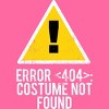 Women's Design By Humans Halloween Error 404 Costume Not Found Apparel By COVI Racerback Tank Top - 2 of 3