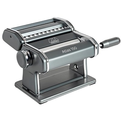 Marcato Atlas 150 Pasta Machine with Cutter, Hand Crank, and Instructions, Made in Italy