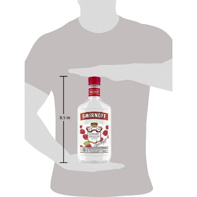 Smirnoff Raspberry Flavored Vodka - 375ml Plastic Bottle