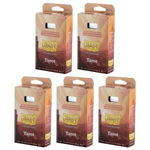 Arcane Tinmen 5 Packs Dragon Shield Board Game Sleeves 100 ct Tarot Size Card Sleeves Value Bundle! - 1 of 1