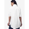 Jessica London Women's Plus Size Wrinkle-Free Stretch Cotton Oversized Shirt - 4 of 4