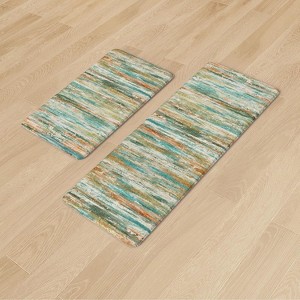 BAGOKIE Anti Fatigue Kitchen Mat Set, 17.3" x 47"+17.3" x 29" - 1 of 4