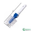 Quickway Imports Round Pool Corner Brush Head Fine Bristle Scrub for Pools Spas and Hot Tubs Fits Standard Poles with Easy Clip Handle Attachment - 3 of 4