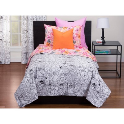 Full/Queen Hooting Owls Hidden Pictures Puzzle Quilt - Highlights