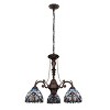 Chloe Lighting Grenville Victorian-style Dark Bronze 3-light Mini Chandelier 24" Wide - 4 of 4