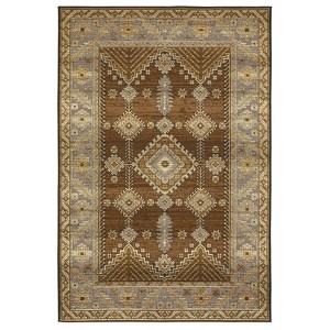 Captiv8e Designs Navarre Faded Nomadic Traditional Brown/Gray Indoor/Outdoor Area Rug - 1 of 4