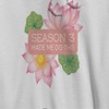 Rerun Island Men's Season 3 Made Me Do This Flowers Luxury Paradise With A Side Of Chaos Long Sleeve Graphic Cotton Sweatshirt Hoodie - 2 of 4