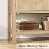 Farmhouse Console Table, Sofa Table with 2-Door, Entryway Table with Storage Shelf, Hallway Table - 4 of 4