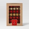 100pc Shatter-Resistant Round Christmas Tree Ornament Set - Wondershop™ - 3 of 4