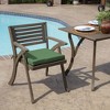 ARDEN Outdoor Seat or Rocking Chair Cushion, 19 x 18, Water Repellent, Fade Resistant - 2 of 4