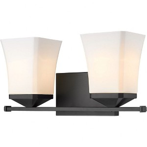 Z-Lite Darcy 2 - Light Vanity in  Matte Black - 1 of 4