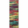 Washable Rugs for Living Room Non-Slip Modern Abstract Indoor Carpet Low Pile Stain-Resistant Contemporary Throw Rugs Foldable Thin - 3 of 4