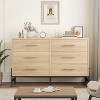 Jojoka 6 Dresser for Bedroom,52" Wide Dresser with Storage,Wooden Closet Storage Chest for Living Room - 3 of 4