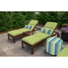 Casual Cushion Fabric 1-Piece Outdoor Chaise Cushion, 22.5"W x 74"L - 2 of 4