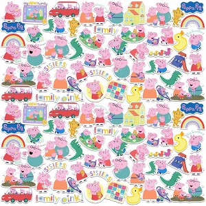 Peppa Pig New Family 100Ct Sticker Pack Miscellaneous 100 Ct. Sticker Pack - 1 of 4