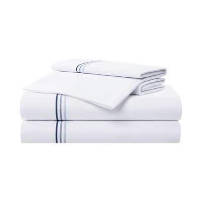Aston & Arden Sateen Sheet Set (4 Pieces), 2 Pillowcases, 1 Flat Sheet, 1 Fitted Sheet