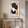 Art Remedy Milk Butterscotch and Dark Chocolate Brown Earthy Abstract Wall Art Framed - 2 of 4
