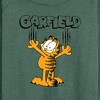 Women's - Garfield - Cat Scratches Lightweight French Terry Wide Neck Long Sleeve Graphic Shirt - 2 of 4