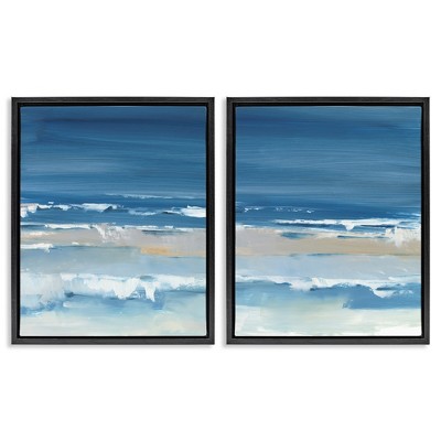 Stupell Industries Crashing Beach Wave Shore, 31" x 25"