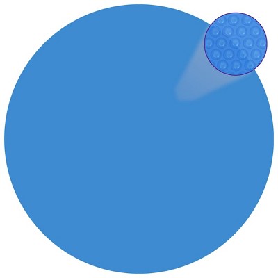 vidaXL Pool Cover Blue Polyethylene Large Solar Pool Cover Round