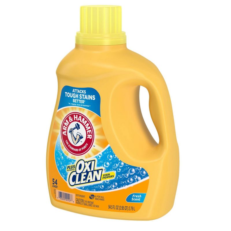 Arm & Hammer Plus OxiClean Fresh Scent Liquid Laundry Detergent, 5 of 8