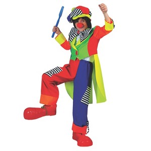Halloween Express Boys' Spanky Stripes Clown Costume - 1 of 1