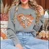 Simply Sage Market Women's  Garment Dyed Graphic Sweatshirt Fall Collage Heart - 2 of 4