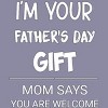 Women's Design By Humans I'm Your Father's Day Gift You Are Welcome By sukhendu12 Racerback Tank Top - 2 of 2