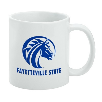 Fayetteville State Secondary Logo Ceramic Coffee Mug Novelty Gift Mugs for Coffee Tea and Hot Drinks 11oz White