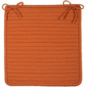 Colonial Mills Simply Home Solid - Rust Chair Pad, 1 Pc - 1 of 1