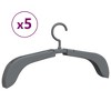 vidaXL Extendable Clothes Hangers 5 pcs Gray - 2 of 4