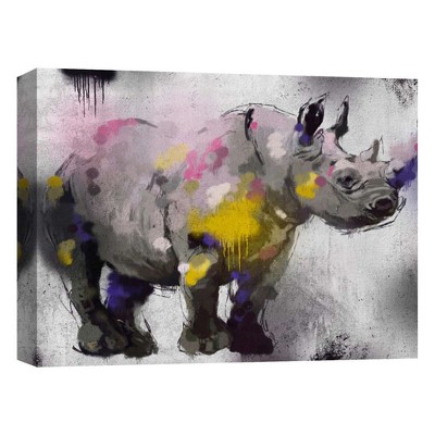 11" x 14" Colorful Dino Decorative Wall Art - PTM Images