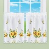 Collections Etc Sunflower Cluster Curtains - 2 of 3
