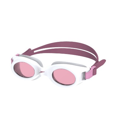 Speedo Jr Glide Swim Goggles - White/Pink