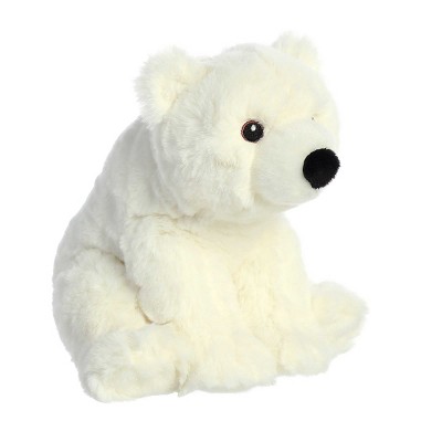 Eco-Friendly White Plush Polar Bear 7.5 Inches