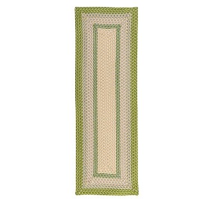 Colonial Mills Montego Braided Runner, Lime Twist 2'x8', Rectangle Shape - 1 of 4
