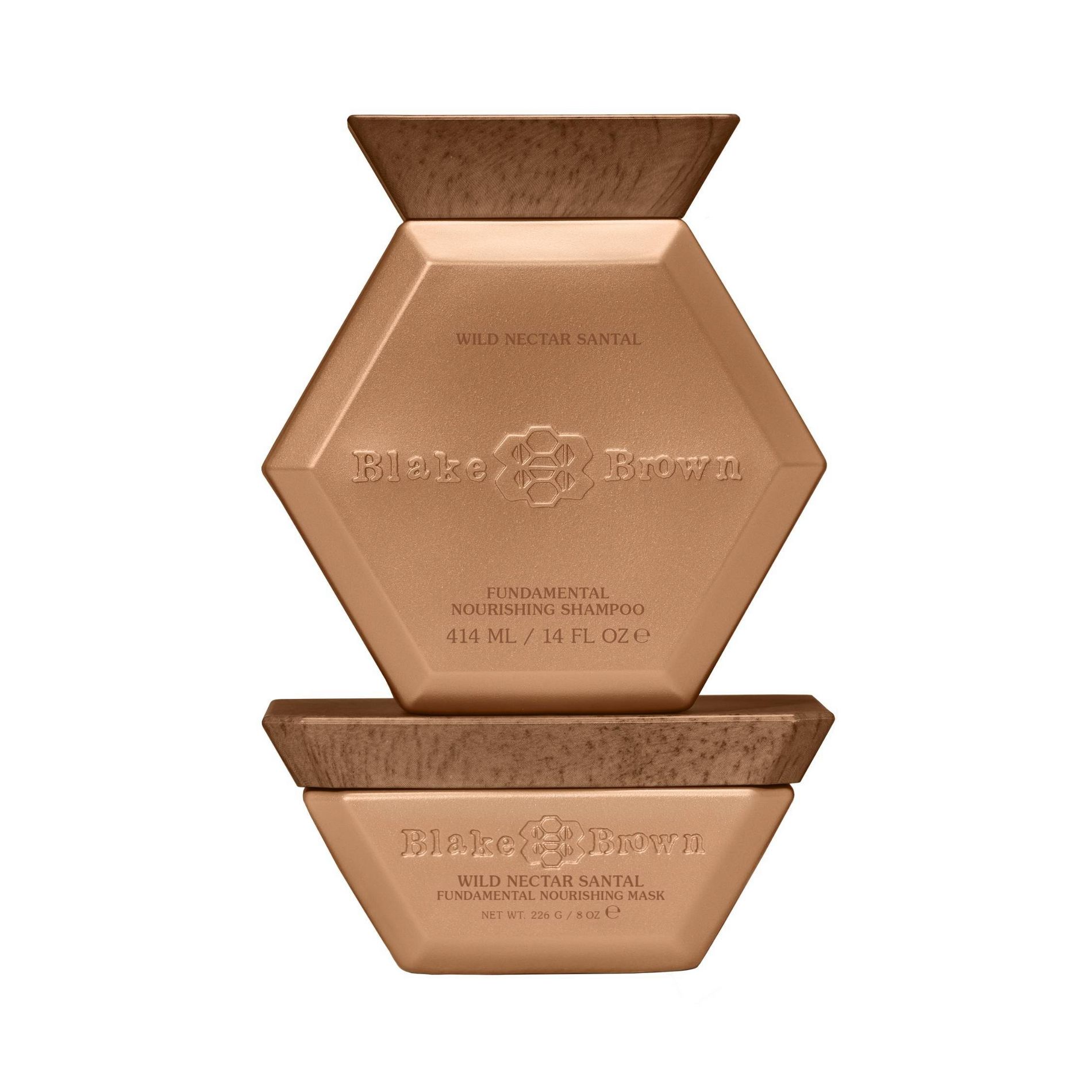 Blake Brown Fundamental Nourishing Wild Nectar Santal Shampoo 14 fl oz + 8oz Mask